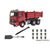 Viessmann 08001 CarMotion Basis Startset, MB ACTROS Muldenkipper rot mit Rundumleuchten