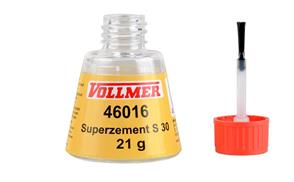 Vollmer 46016 Spezialkleber Superzement S 30, 25ml / 21g