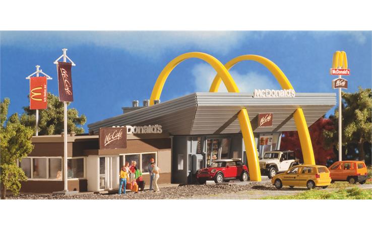 Vollmer 47766 Mc Donald's mit Mc Cafe, Spur N