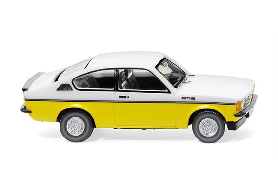 Wiking 22902 Opel Kadett C Coupé GT/E – weiss/gelb (1977-79) 1/87