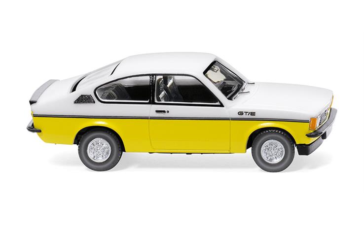 Wiking 22902 Opel Kadett C Coupé GT/E – weiss/gelb (1977-79) 1/87