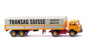 Wiking 51503 Pritschensattelzug (Krupp 806) "Transag Suisse" 1/87