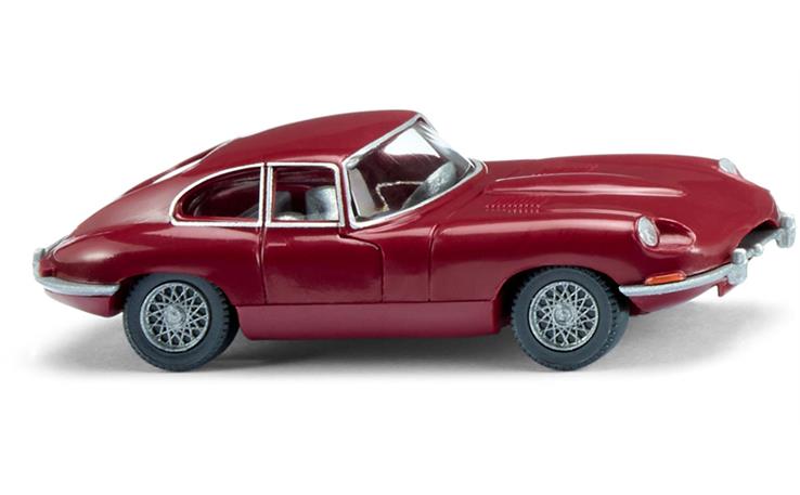 Wiking 80303 Jaguar E-Type Coupé – purpurrot