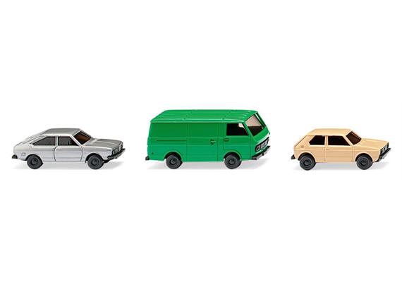 Wiking 91504 Golf, Passat und LT: Modernes VW-Trio der Siebzigerjahre 1/160