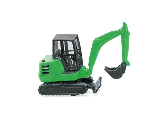 Wiking 94608 Mini-Bagger HR 18, grün, 1/160